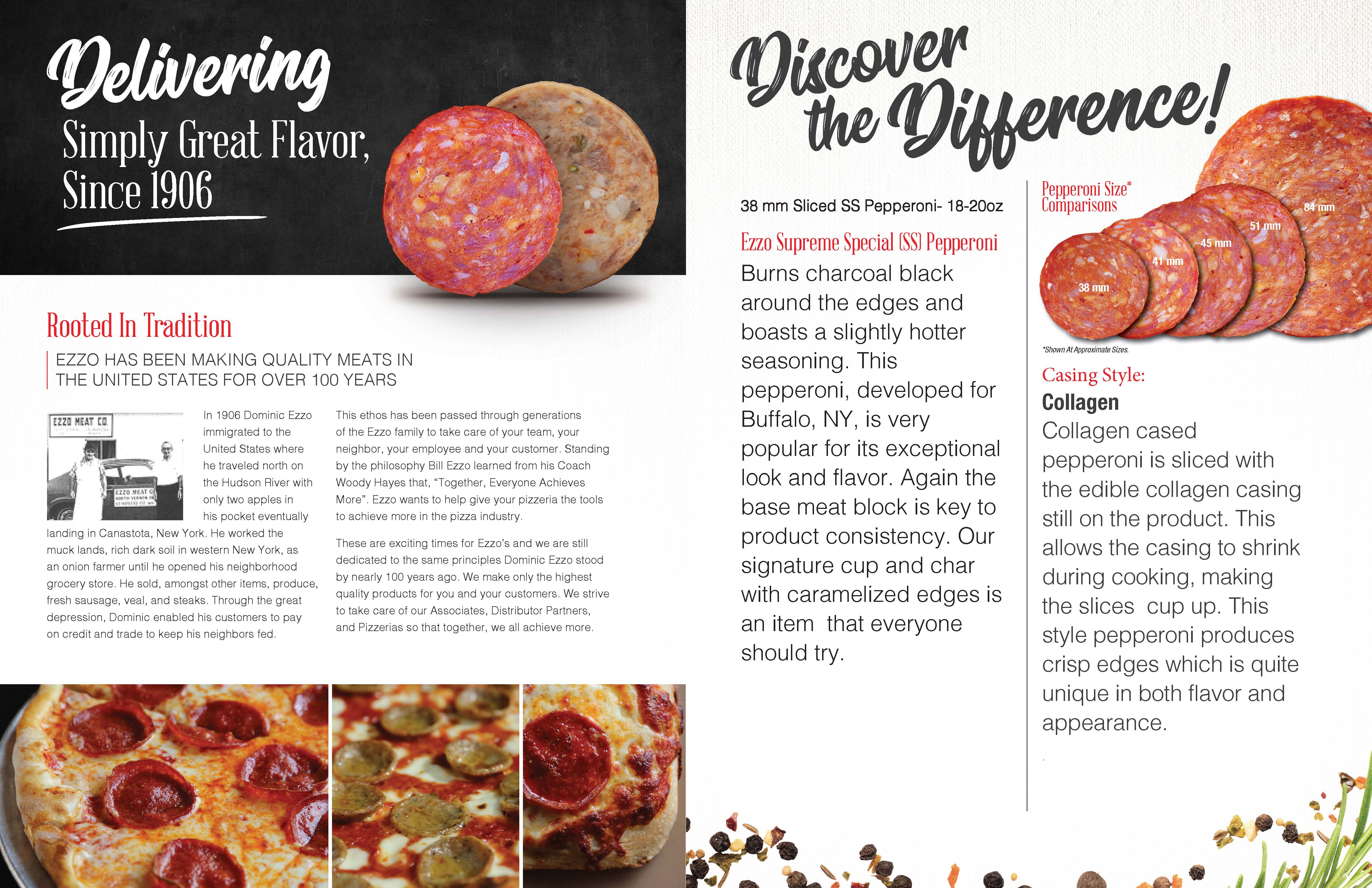 Saval Supplier Ezzo Pepperoni, Quality Meat